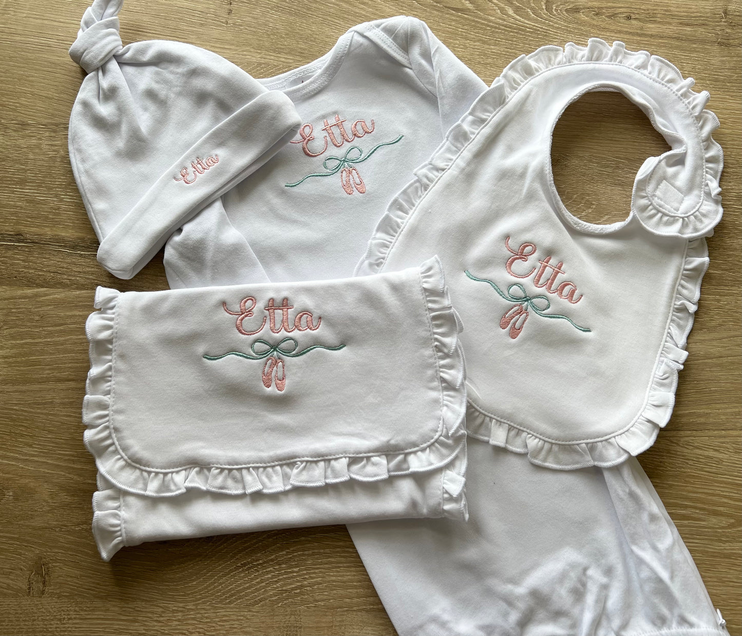 Ballerina Slippers Newborn Set