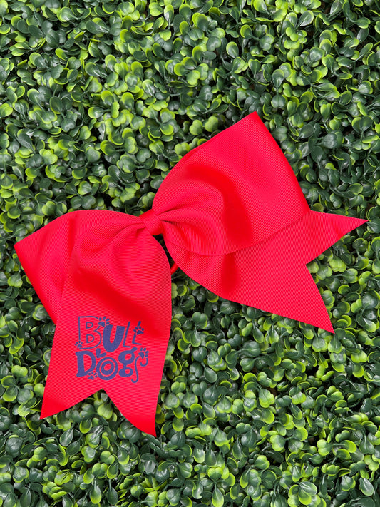 Bulldogs Cheer Bows