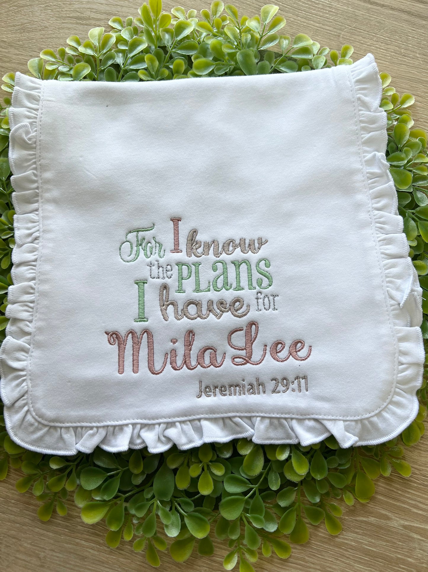 Custom Baby Burp Cloth