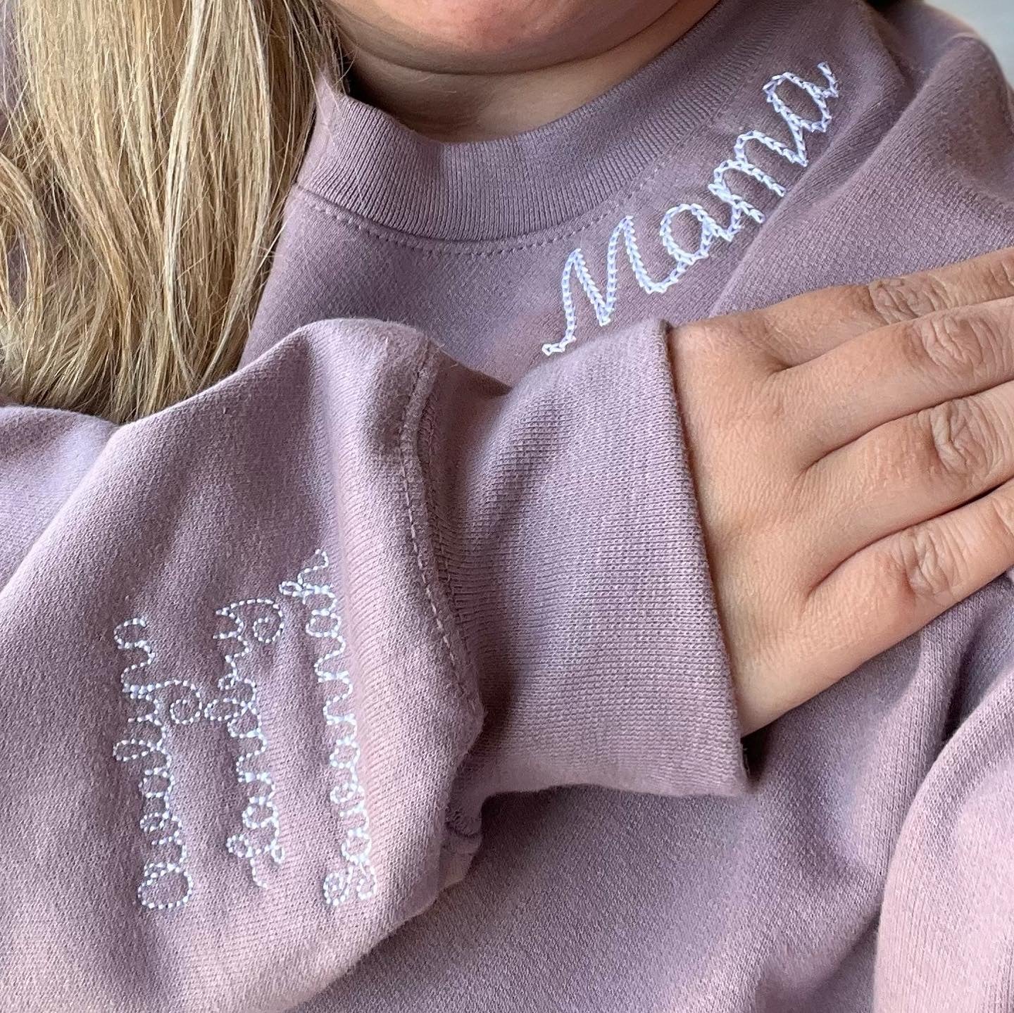 Mama Neckline Sweatshirt